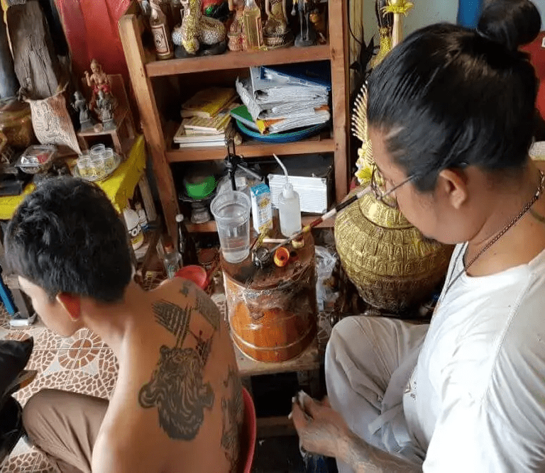 Sak Yant Tattoos In Thailand